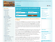Tablet Screenshot of lisbon-hotel.net
